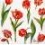 Serwetka do decoupage IHR tulipany czerwone 33x33cm